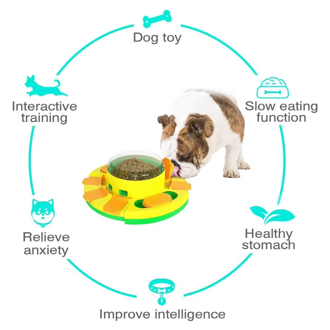 Dog Puzzle Feeder Interactive Slow Feeding Pet-Safe