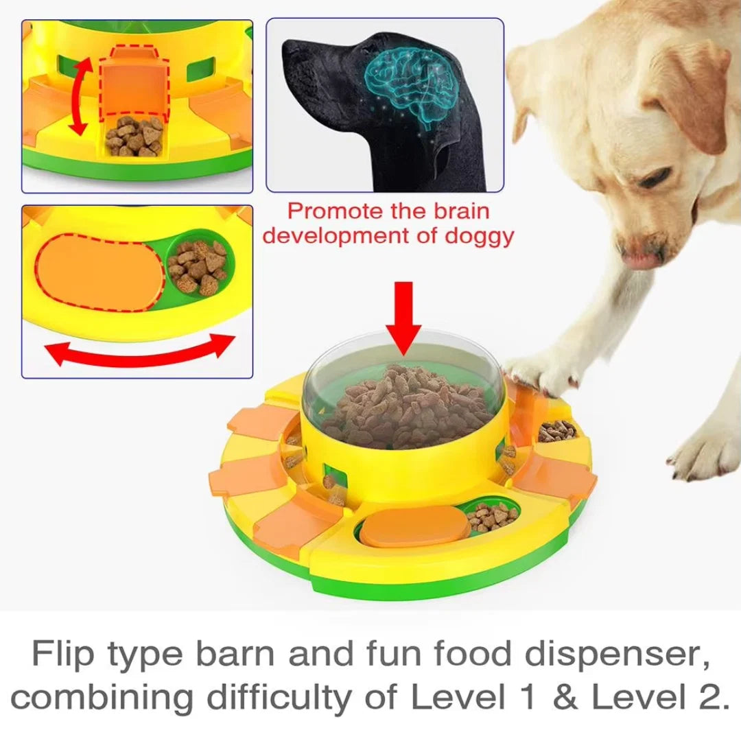 Dog Puzzle Feeder Interactive Slow Feeding Pet-Safe