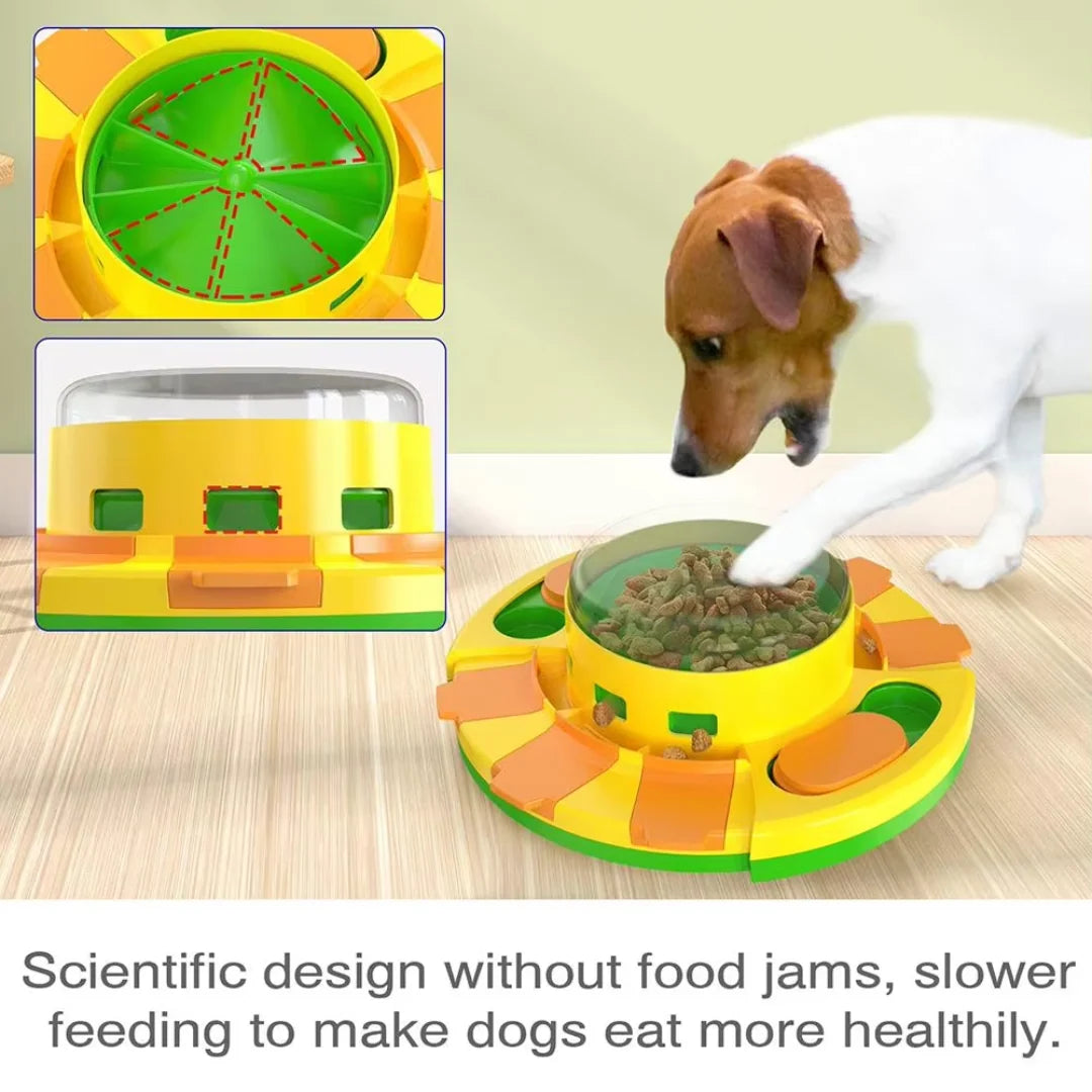 Dog Puzzle Feeder Interactive Slow Feeding Pet-Safe