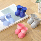 Dog Rain Boots Silicone Waterproof Anti-Slip Tape Closure