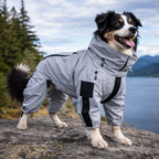 Dog Rain Coat Reflective Waterproof Breathable Lining