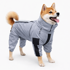 Dog Rain Coat Reflective Waterproof Breathable Lining