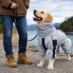 Dog Rain Coat Reflective Waterproof Breathable Lining
