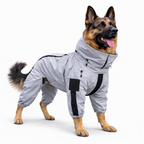 Dog Rain Coat Waterproof & Reflective Breathable Lightweight
