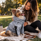Dog Rain Coat Waterproof & Reflective Breathable Lightweight
