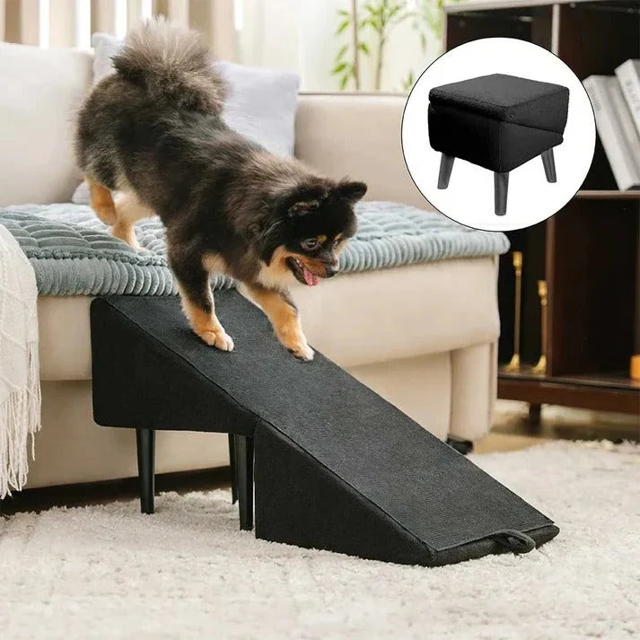 Dog Ramp Convertible Padded Steps & Suction Cups