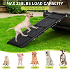 Dog Ramp Folding Aluminum Extra-Wide Non-Slip 250 Lb Capacity