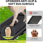 Dog Ramp Folding Aluminum Extra-Wide Non-Slip 250 Lb Capacity