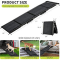 Dog Ramp Folding Aluminum Extra-Wide Non-Slip 250 Lb Capacity