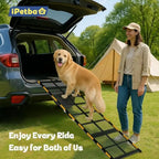 Dog Ramp For Cars & SUVs Joint-Friendly Anti-Slip 200 Lbs