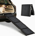 Dog Ramp Quad-Fold Aluminum Anti-Slip Stabilizing Latch