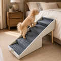 Dog Ramp & Stairs Foldable Non-Slip Wood 110 Lb Capacity