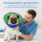 Dog Recovery Collar Breathable Mesh Adjustable Fit Machine Washable