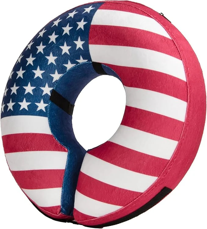 Dog Recovery Collar Inflatable Inner Loop Adjustable Valve