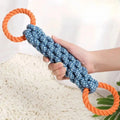 Dog Rope Toy Natural Cotton Tug & Dental Cleaning