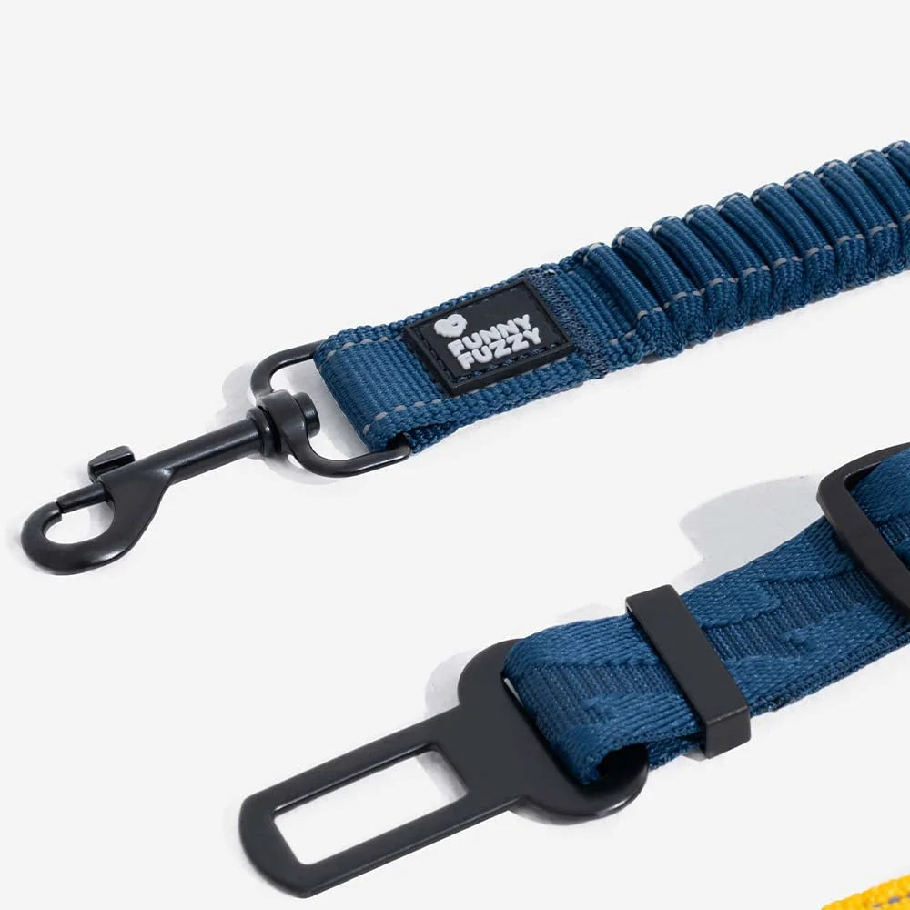 Dog Seatbelt Adjustable Elastic Shock-Absorbing Reflective