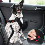 Dog Seatbelt Adjustable Elastic Shock-Absorbing Reflective
