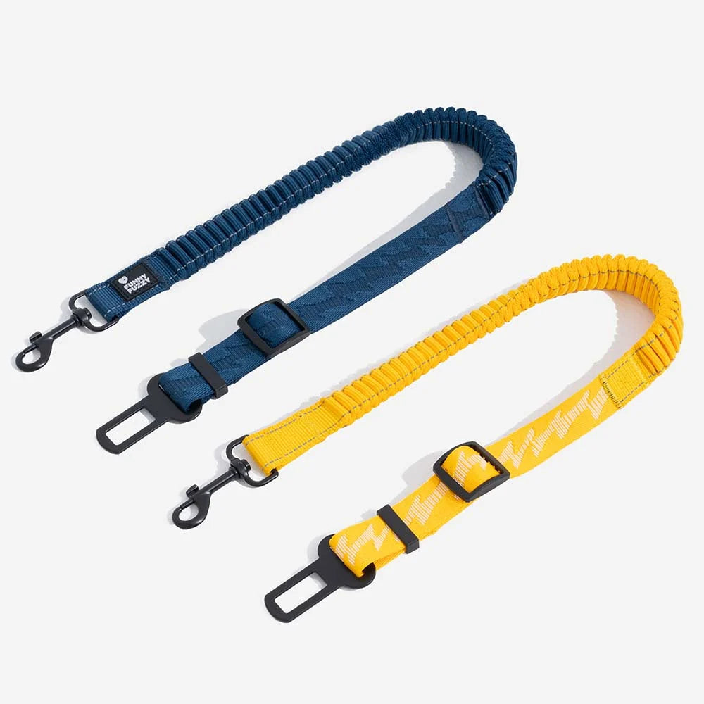 Dog Seatbelt Adjustable Elastic Shock-Absorbing Reflective