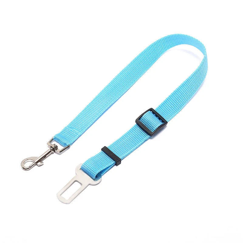 Dog Seatbelt Leash Adjustable Clip & Harness Attachment