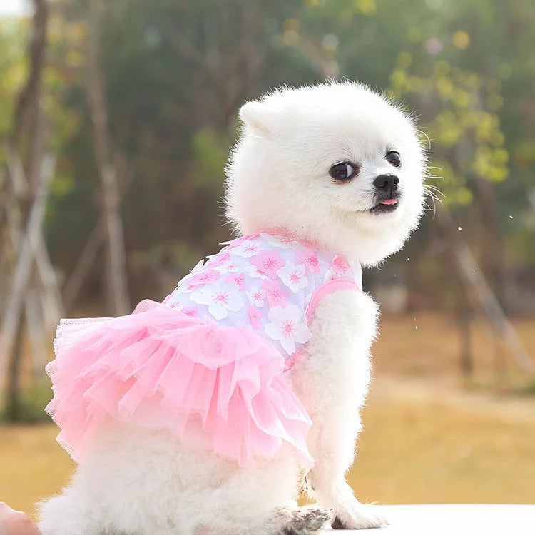 Dog Skirt Cotton Princess Style Comfortable Fit
