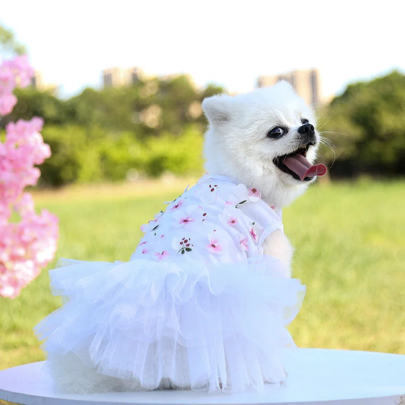 Dog Skirt Cotton Princess Style Comfortable Fit