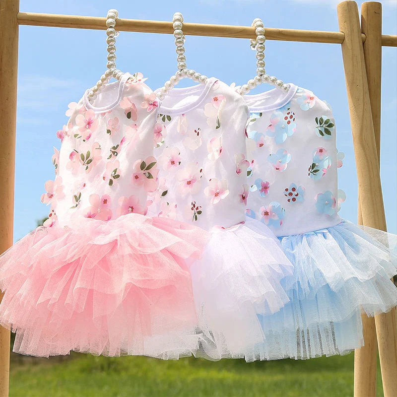 Dog Skirt Cotton Princess Style Comfortable Fit