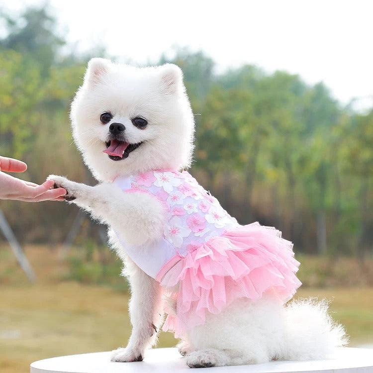 Dog Skirt Cotton Princess Style Comfortable Fit