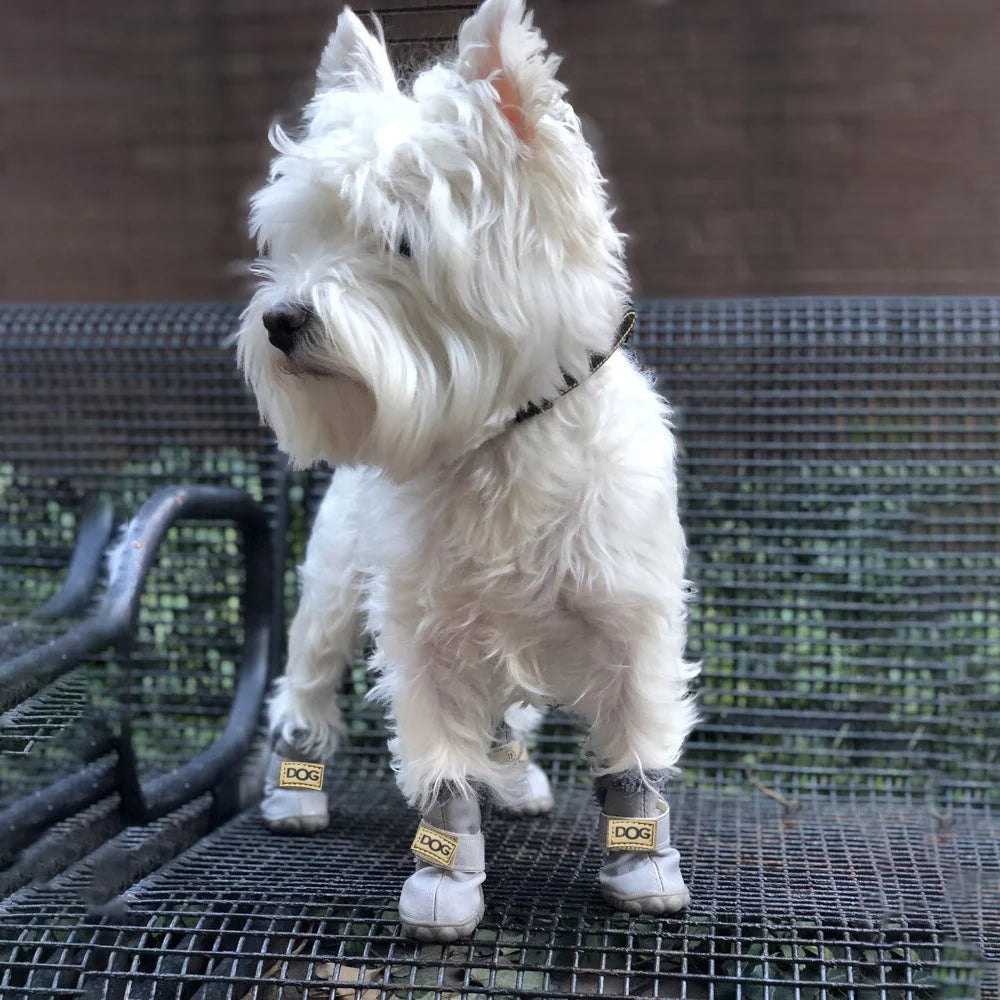 Dog Snow Boots Cotton Lining Non-Slip Sole