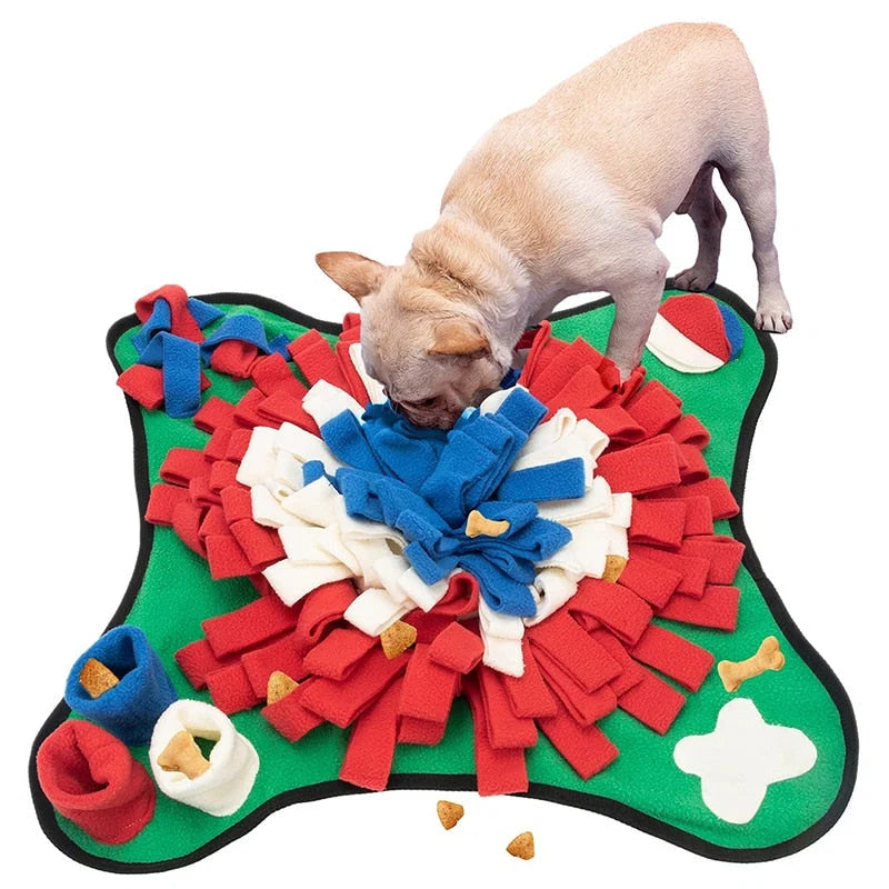 Dog Snuffle Mat Interactive Slow Feeder Non-Slip Base