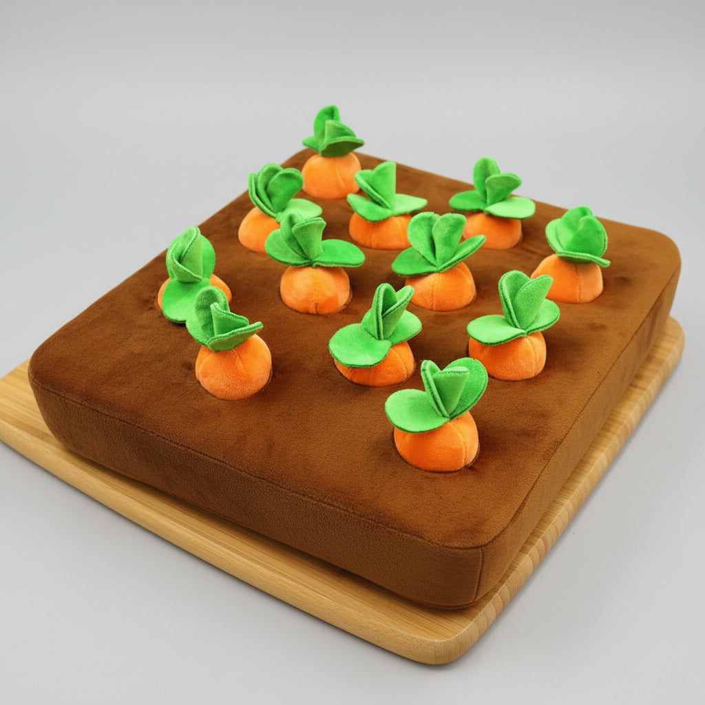 Dog Snuffle Mat Treat-Hiding Removable Base & Washable