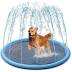 Dog Splash Pad Hose-Connect Built-In Sprinklers