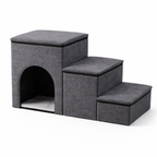 Dog Stairs Foldable Internal Storage Removable & Washable Cover