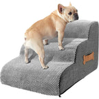 Dog Stairs High-Density Foam & Non-Slip Base