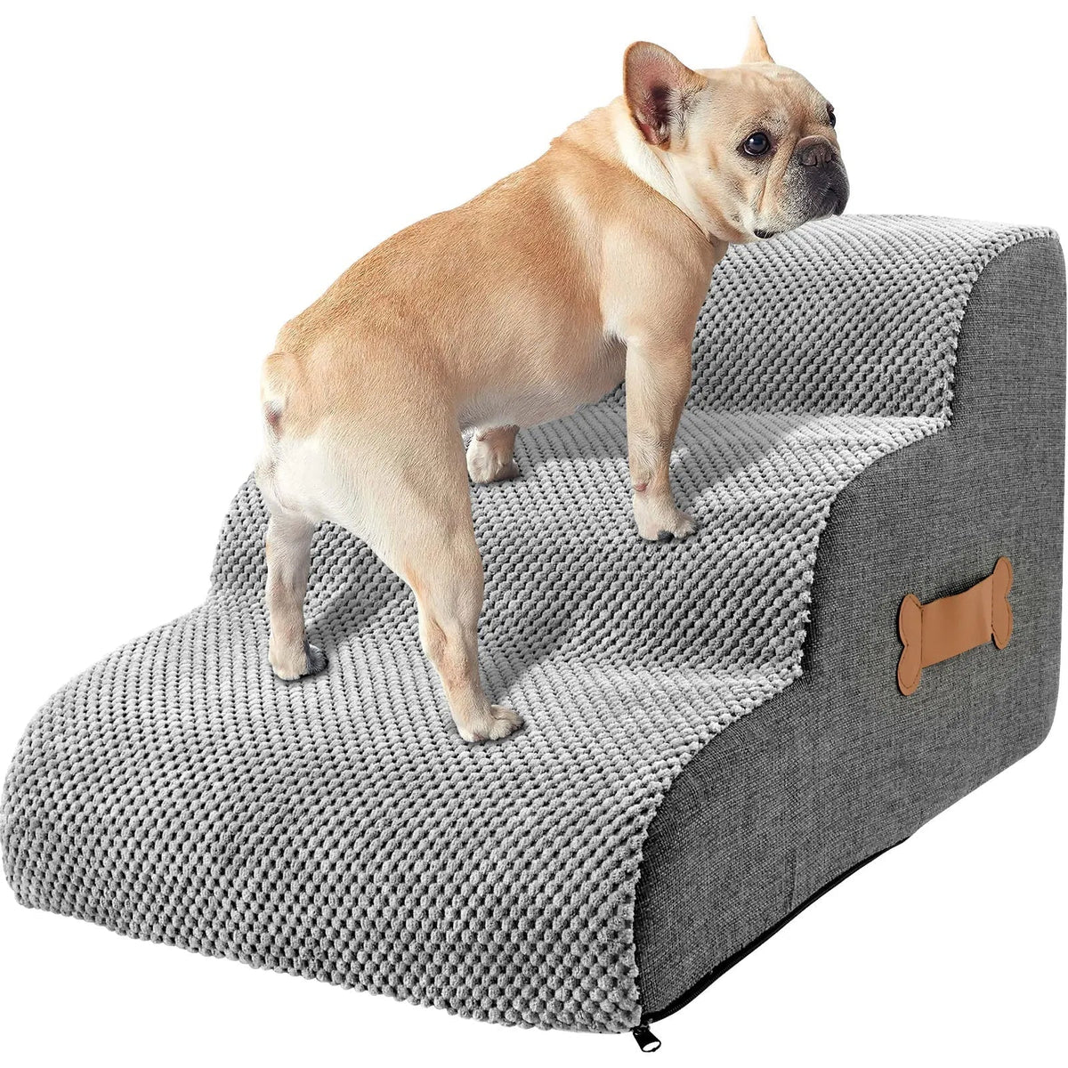 Dog Stairs High-Density Foam & Non-Slip Base