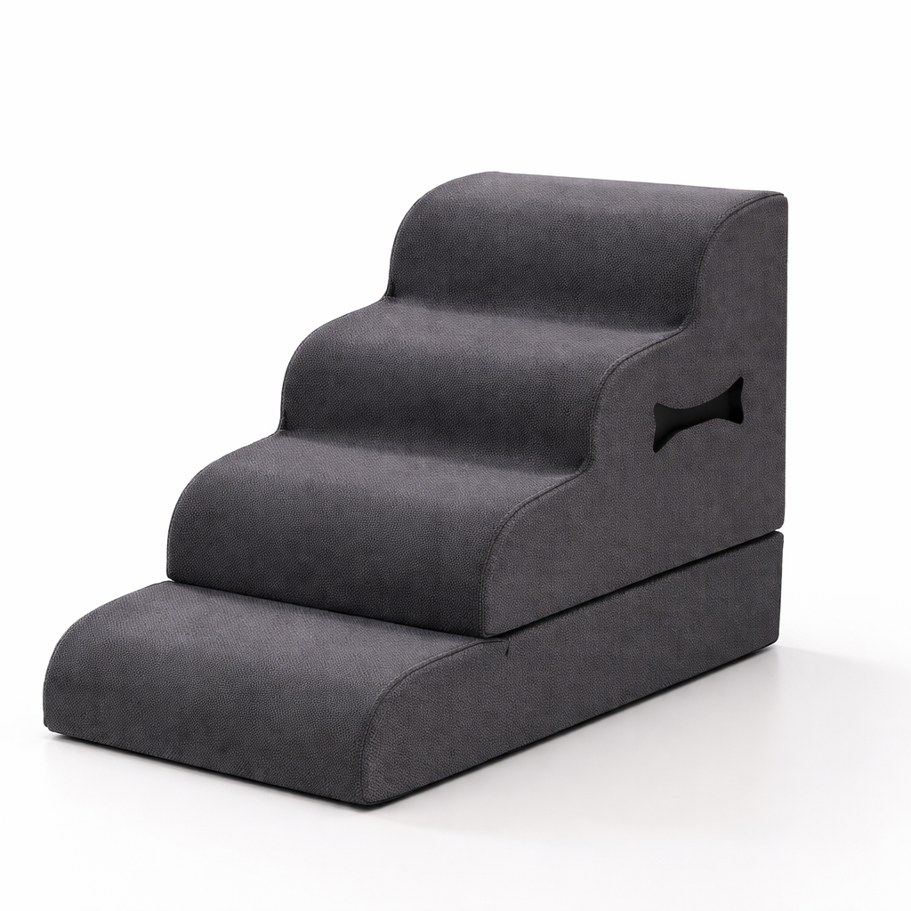 Dog Stairs & Ramp Plush Non-Slip Joint Support