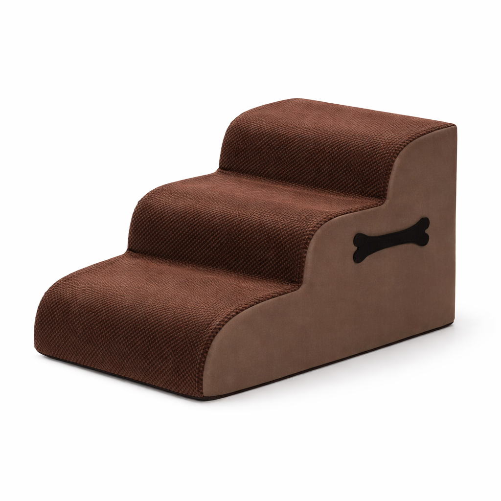 Dog Stairs & Ramp Plush Non-Slip Joint Support