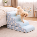 Dog Stairs & Ramp Plush Non-Slip Joint Support