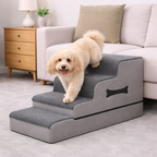 Dog Stairs & Ramp Plush Non-Slip Joint Support