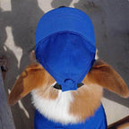 Dog Sun Hat Adjustable Strap Ear Cutouts