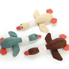 Dog Toy Denim & Linen Squeaker For Large Dogs
