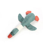 Dog Toy Denim & Linen Squeaker For Large Dogs