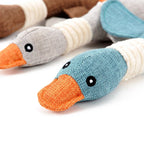 Dog Toy Denim & Linen Squeaker For Large Dogs