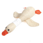 Dog Toy Denim & Linen Squeaker For Large Dogs