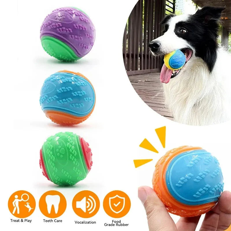 Dog Toy Dental Ball Durable Non-Toxic Rubber