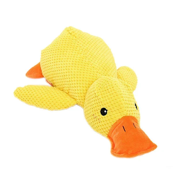 Dog Toy Durable Chew Resistant Calming Quack Squeaker