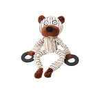Dog Toy Reinforced Plush Built-In Squeaker For Aggressive Chewers