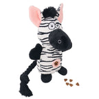 Dog Toy Reinforced Plush Built-In Squeaker For Aggressive Chewers