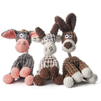 Dog Toy Reinforced Plush Built-In Squeaker For Aggressive Chewers