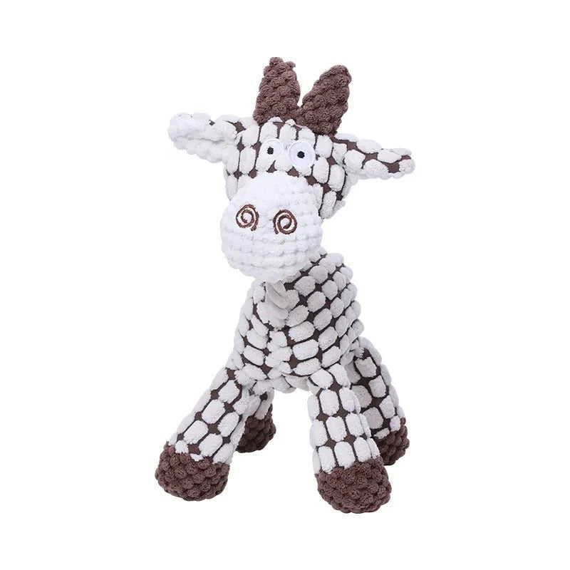 Dog Toy Reinforced Plush Built-In Squeaker Machine Washable
