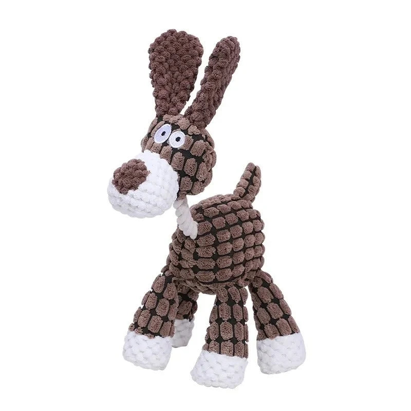 Dog Toy Reinforced Plush Squeaker Medium-Large
